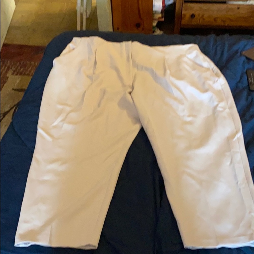 ASOS plus trousers off white (cream/beige)